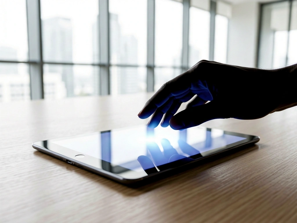 Financial management on a tablet